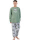 MEI Kids' Pajamas Winter Light Green