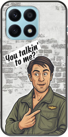 Epic Quotes You Talkin' To Me Honor X8a Black TPU Black Silicone