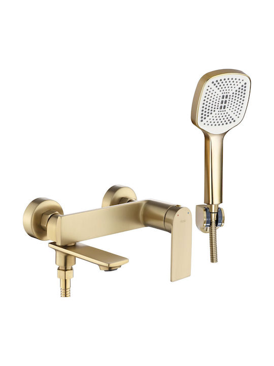 Rea Storm Rea Mixing Bathtub Complete Set Gold