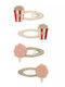 Mimi & Lula Set of Kids Hair Clips with Hair Clip 4pcs