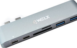Welx WL6 USB Hub 4 Ports USB-A USB-C