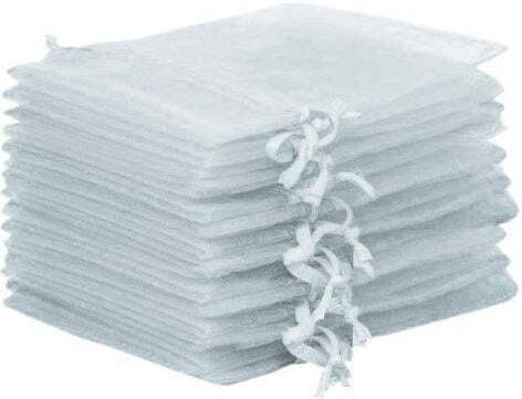 Săculețe Organza Albe 13x18cm 10 Bucăți 29-15