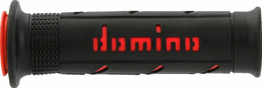 Domino Grip Handlebar 22mm Length 12.7cm Xm2 No Flange Universal A25041c4240c7-0 Black-Red