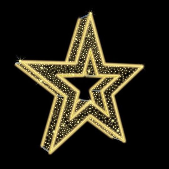 Eurolamp Plastic Christmas Decorative Star 200x20x200cm White