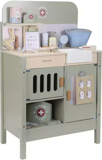 Little Dutch Wooden Veterinary Clinic for Ages 3+ 83.5 cm