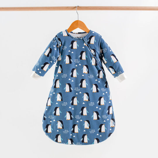 abo Winter Schlafsack Bag Me 2.5 Tog Penguins mit abnehmbaren Ärmeln