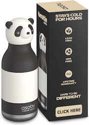 Kikkerland Bottle Thermos 460ml Black