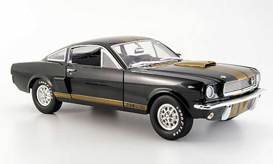1/18 Shelby Gt 350h Black with Gold Stripes 1966