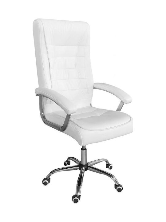Polihome Viridian Executive Office Chair with White Arms