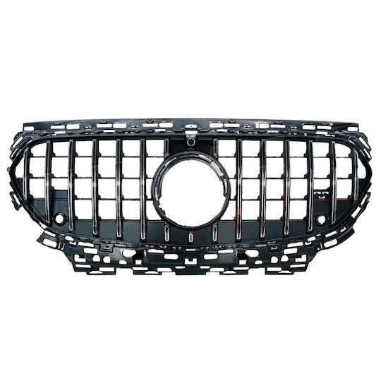 Mask Mercedes-Benz E-Class W214 2024+ GT AMG Panamericana Look Black Chrome 1 Piece Mercedes Benz Carner