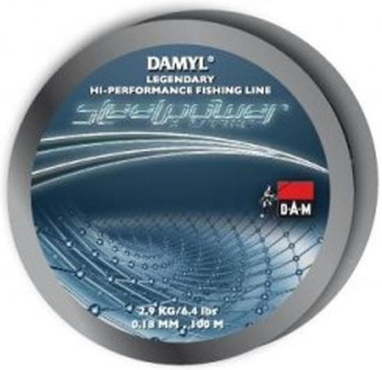 Dam Damyl Steelpower X-treme Fishing Line 100m 0.30mm Light Blue
