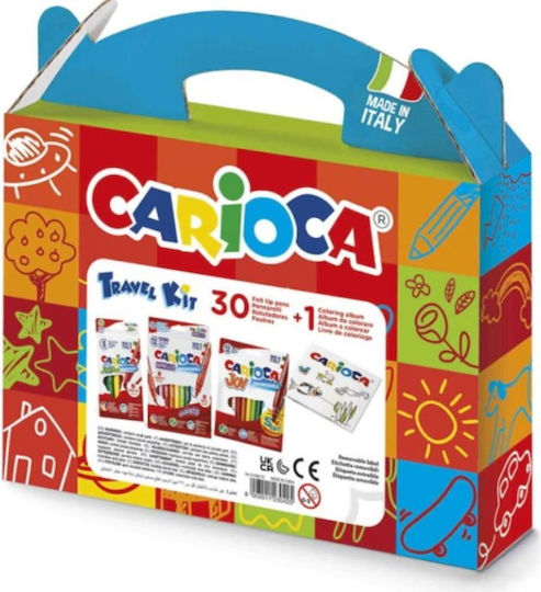 Σετ Ζωγραφικής Carioca Travell Kit 30 Τεμ 43260 Carioca