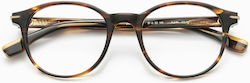 Woodys Brown Tortoise Round Prescription Eyegla...
