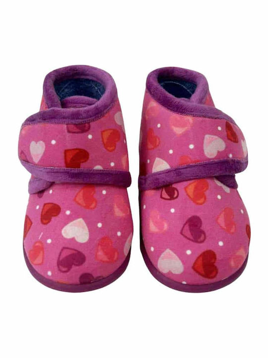 Kids Slippers Boots Pink