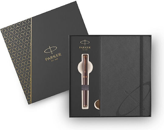 Parker Im Mono Burgundy Set Fountain Pen Notebook 3501179306551 Nibs Fine