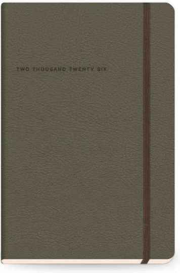 The Writing Fields Softline Daily Diary 13.8x20.4 Cappuccino 20.02003 2026