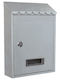 Cresman Outdoor Mailbox Metallic in Silver Color 20x6.5x30cm