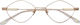 Bali Vogue 25325 C2 Damen Metallisches Brillengestell Geometrisch Rosa-Gold