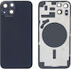 Vollständiges Rückseiten-Cover MagSafe Magnet Rückseitenabdeckung für iPhone 14 Schwarz