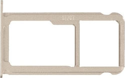 Υποδοχή Κάρτας Sim Sd Tray Huawei P9 Χρυσό Υποδοχή Κάρτας Sim Sd Tray Huawei P9 Χρυσό