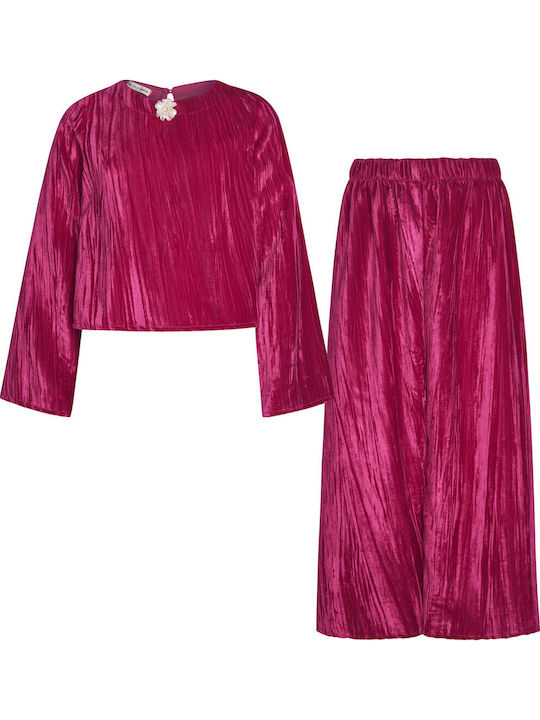 Kids Sweatpants Set Red