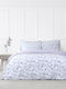 Nima Merlin Σετ Σεντόνια King Size Φανελένια 265x280εκ. Λιλά, Γκρι (4τμχ)
