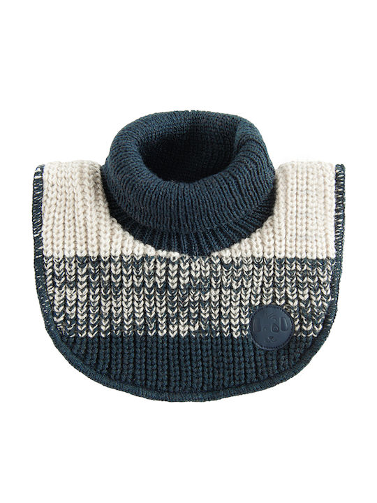 Kids' Knitted Blue Neck Gaiter
