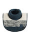 Kids' Knitted Blue Neck Gaiter