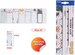 Blocnotes Autoadezive Pisicuțe Cățeluși 67x23mm 100 Bucăți Blocnotes Autoadezive Pisicuțe Cățeluși 67x23mm 100 Bucăți
