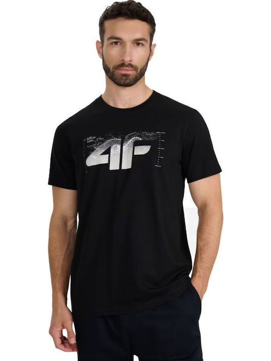 4F M2359 Αθλητικό T-shirt Deep Black