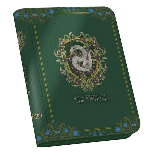 Ultimate Guard 4-Fächer Xenoskin Zipfolio - Harry Potter: Slytherin Harry Potter Bindemittel 4-Fächer Standardgröße