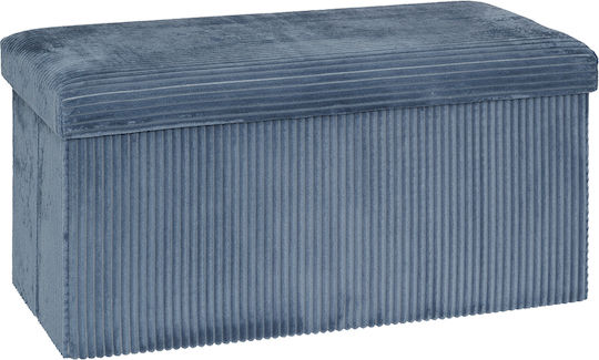 Scaune Camera de zi Tapițat cu Țesătură Albastru 76x38x38buc
