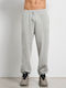 Jogginghose mit Gummizug Melange Gray