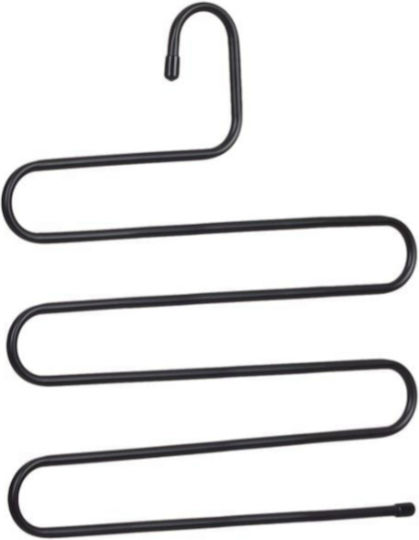 Wardrobe Hanger for Pants Metallic Black SO28190Y9 1pcs