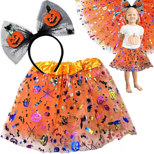 De carnaval Echipat Portocalie pentru Halloween 2buc