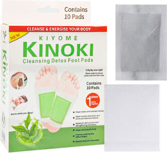 Kiyome Kinoki Επιθέματα Αποτοξίνωση Άρωμα Πράσινο Τσάι 10τμχ