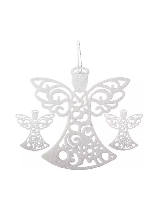 Set Weihnachtsbaumschmuck Engelchen Weiße 3Stücke