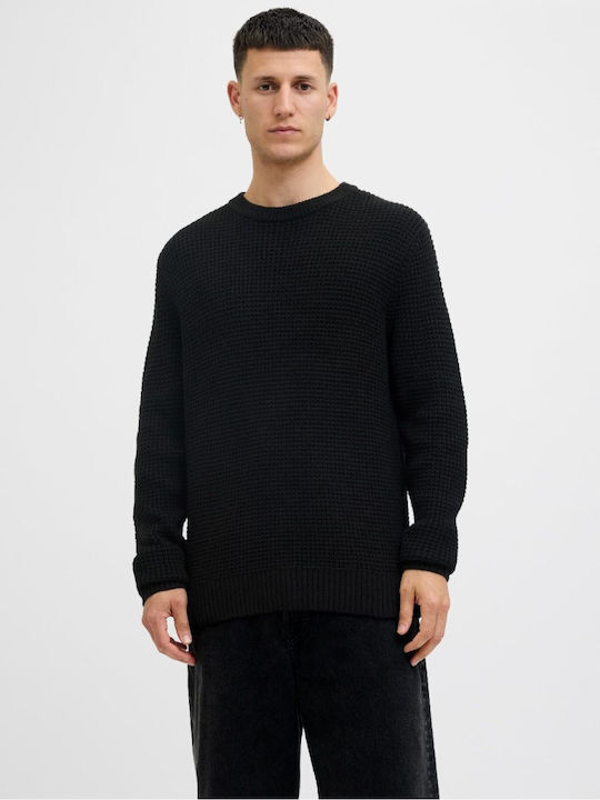 Jack & Jones Пуловер С Дълъг Ръкав Черен