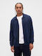 Langarm-Pullover Denim Blue Heather