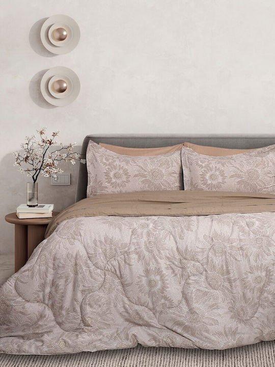 Palamaiki Duvet Set Queen 230x260cm B0695 Beige 5pcs 300 GSMGsm