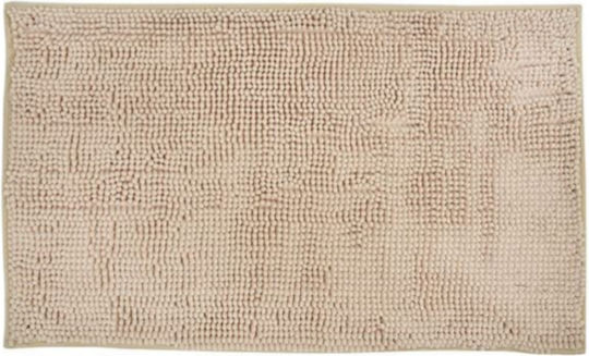 Πατάκι Μπάνιου Microfiber WS8871T78 Εκρού 75x45εκ.