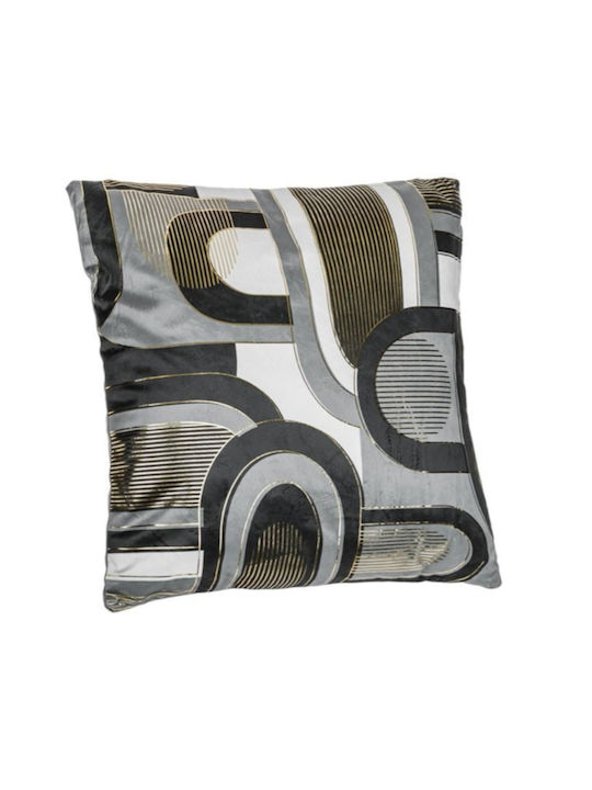 Sofa-Kissen aus Samt Graue 45x45cm