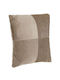 Sofa-Kissen aus Samt Taupe 45x45cm