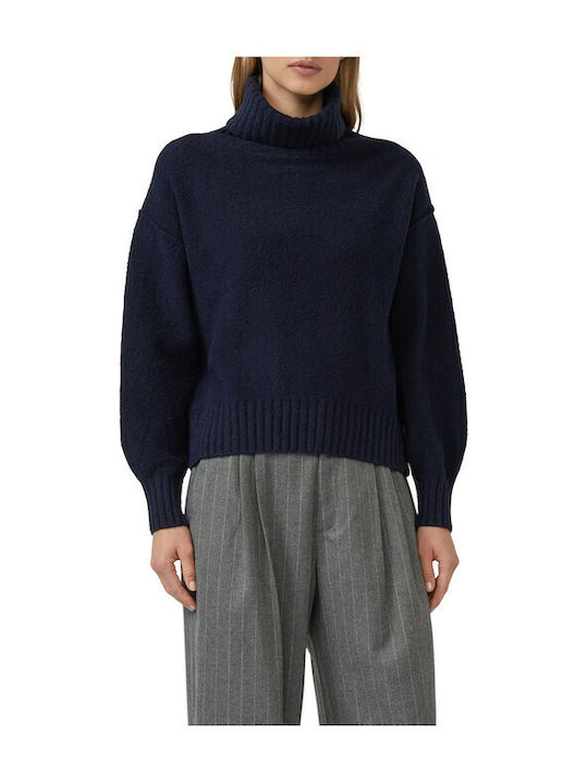 s.Oliver Women's Sweater Turtleneck Blue