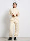 Jogginghose Jogger Vlies Porcelain
