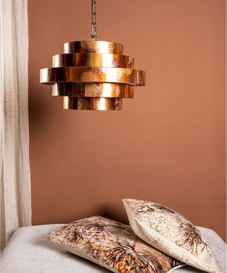 Zanth Ptmd Pendant Light Copper with Socket E27 42x42x29.5cm