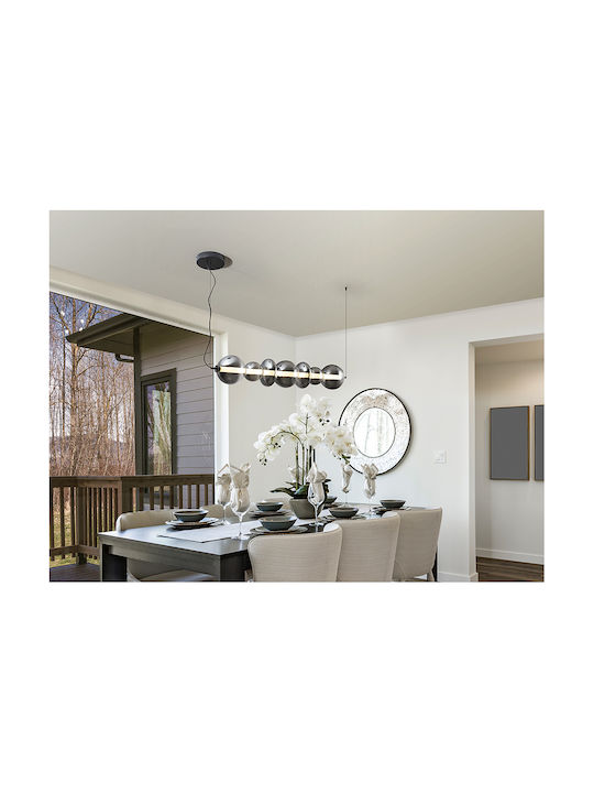 Gladis Adjustable Pendant Light Black