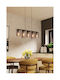 Eglo Colomera Pendant Light Black 80x12x110cm