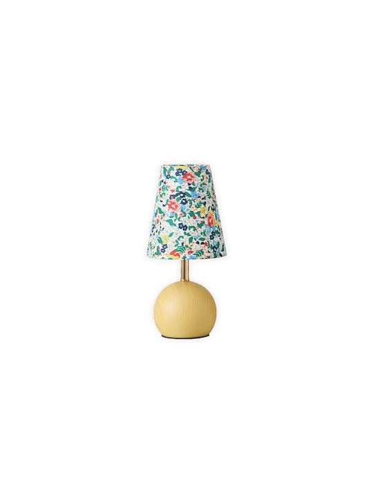 ARlight Ceramic Table Lamp for E27 Socket with Yellow Shade and Base