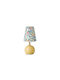 ARlight Ceramic Table Lamp for E27 Socket with Yellow Shade and Base